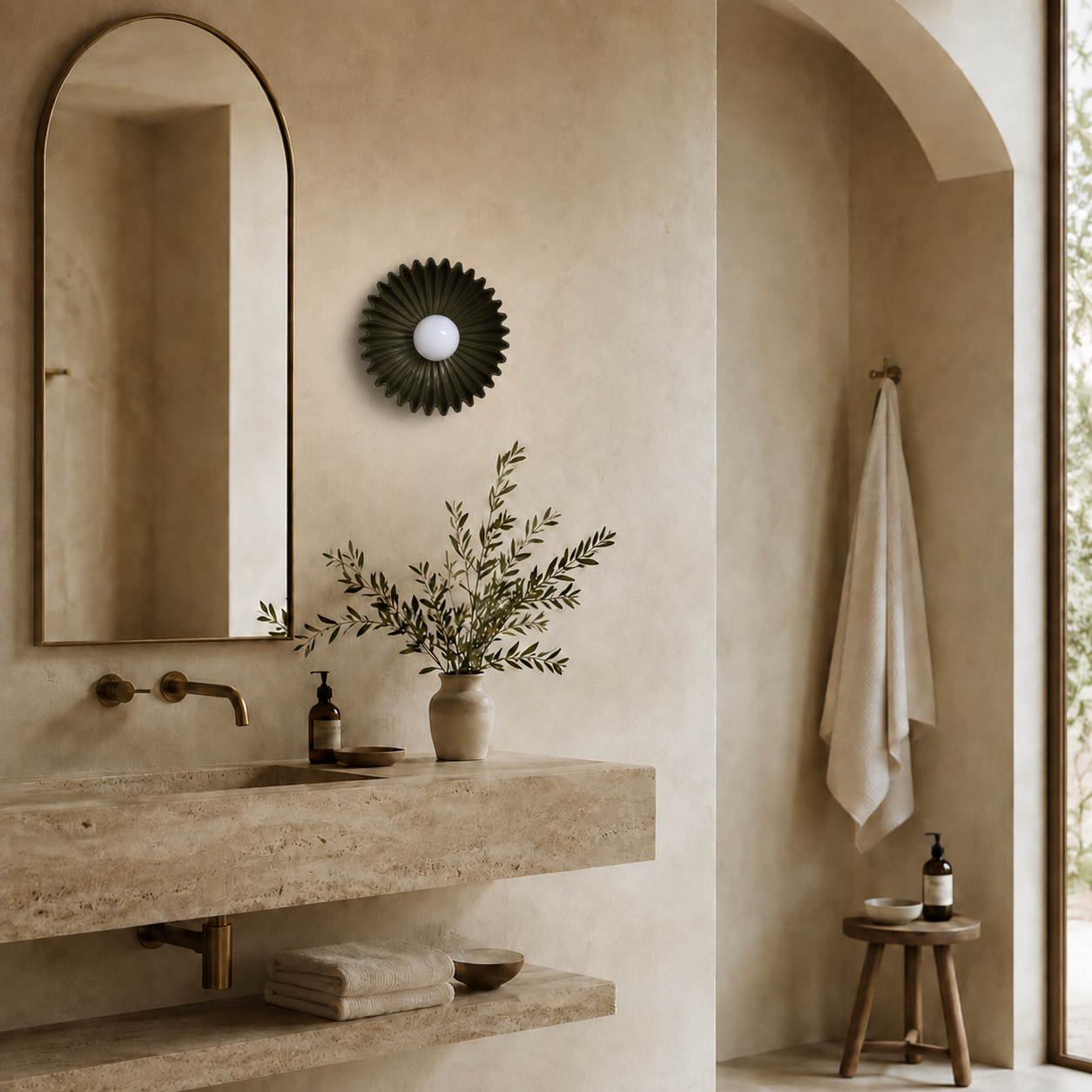 The Rosette Wall Light