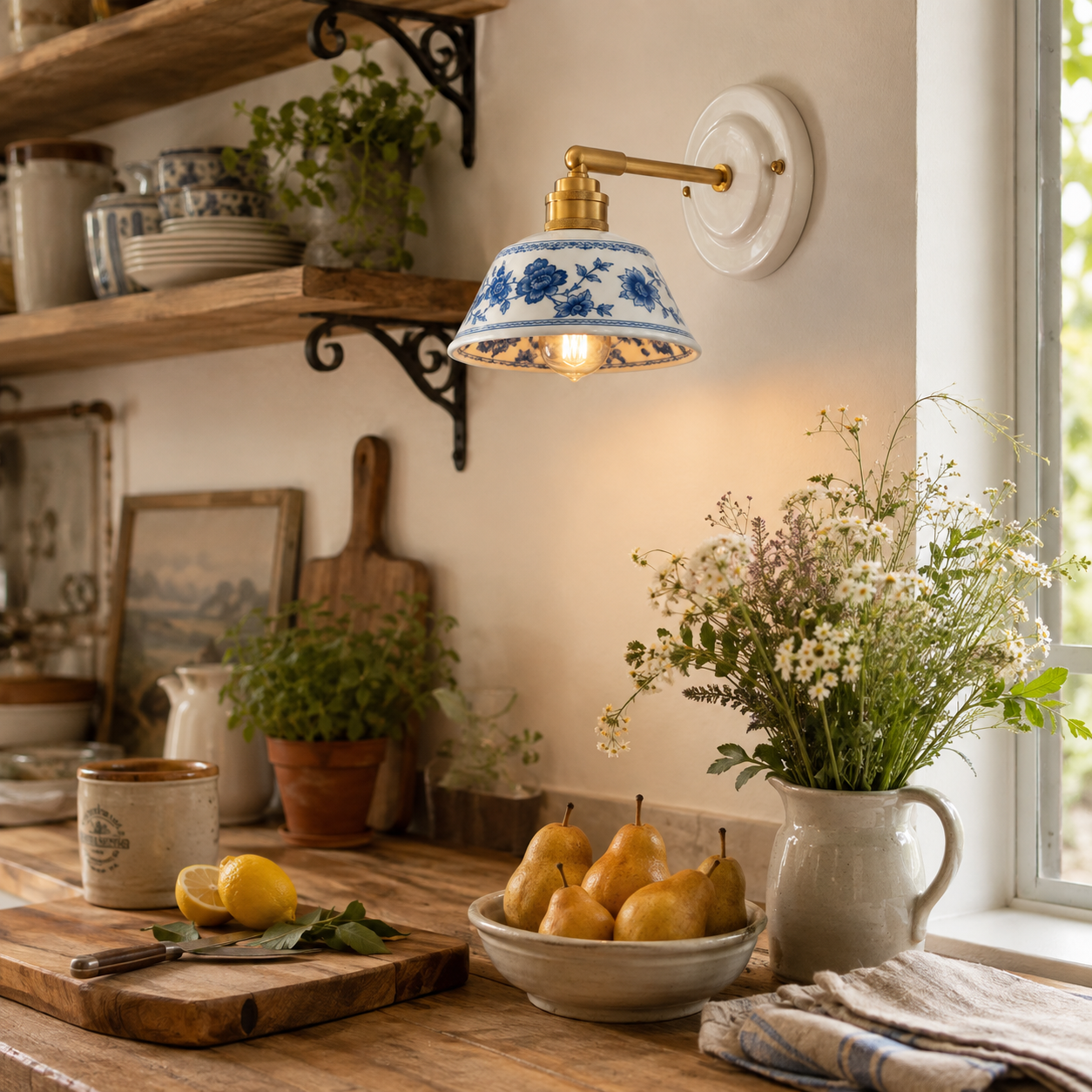 The Delft Wall Light