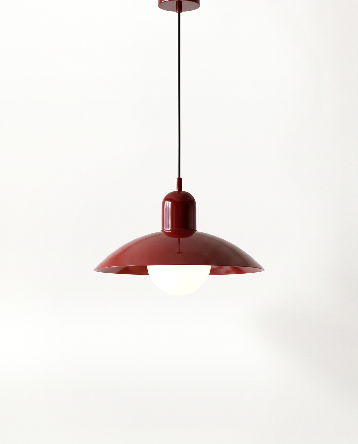 The Brolly Pendant in Oxblood