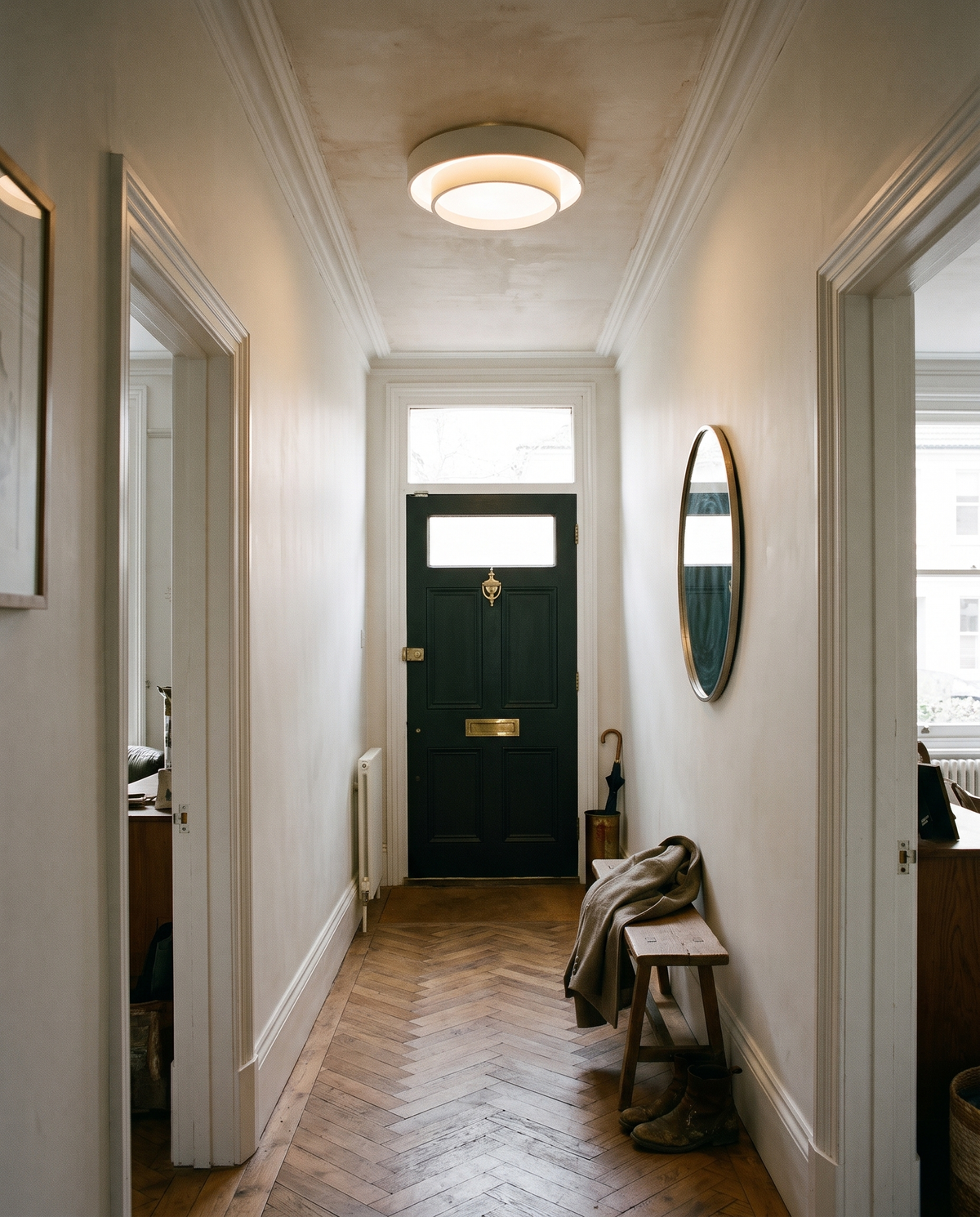 The Echo in Chalk in the hallway of a Victorian terrace