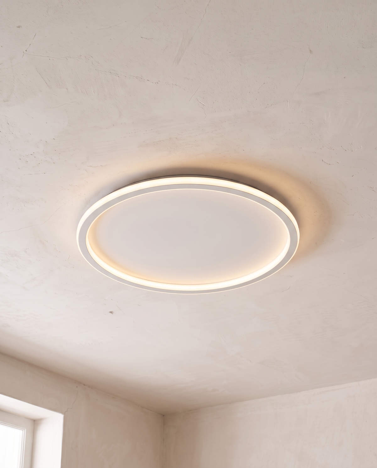 The Hoop Ceiling Light in Chalk