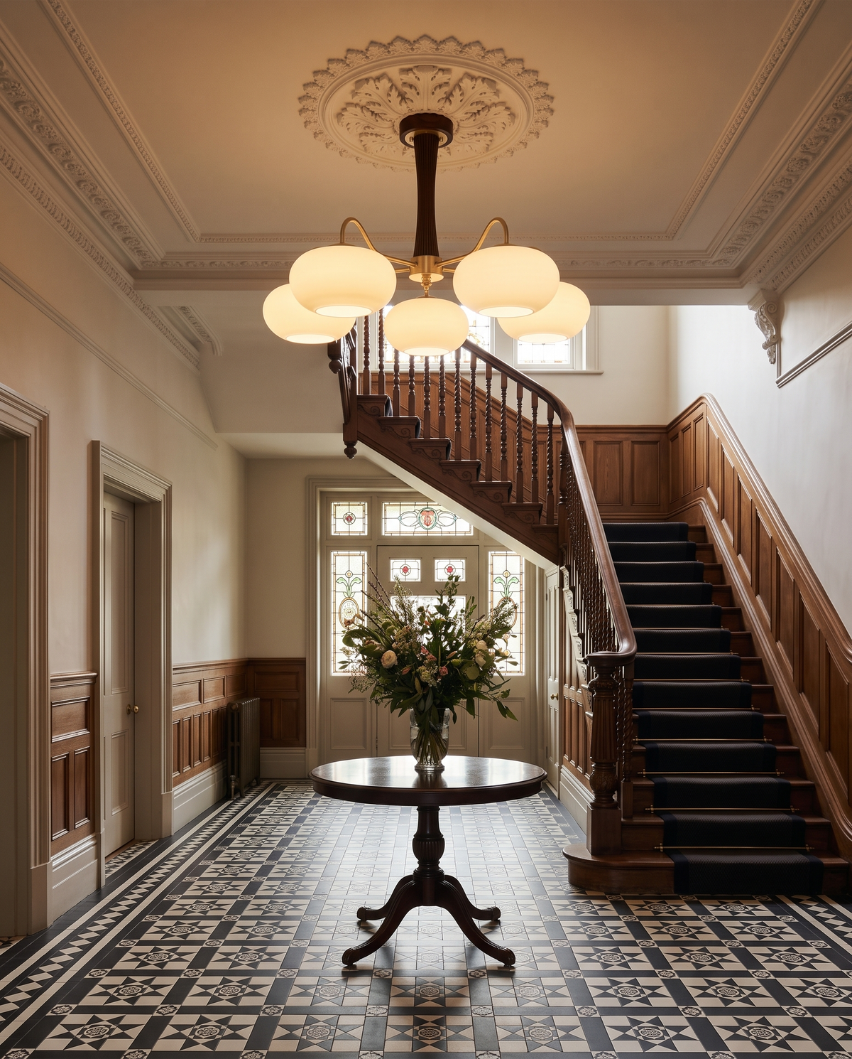 The Orchard in the entrance hall of an Edwardian house
