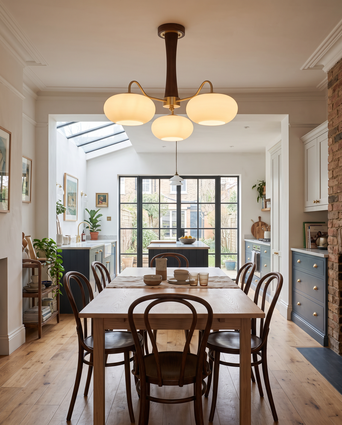 The Orchard with three arms over a kitchen-diner table
