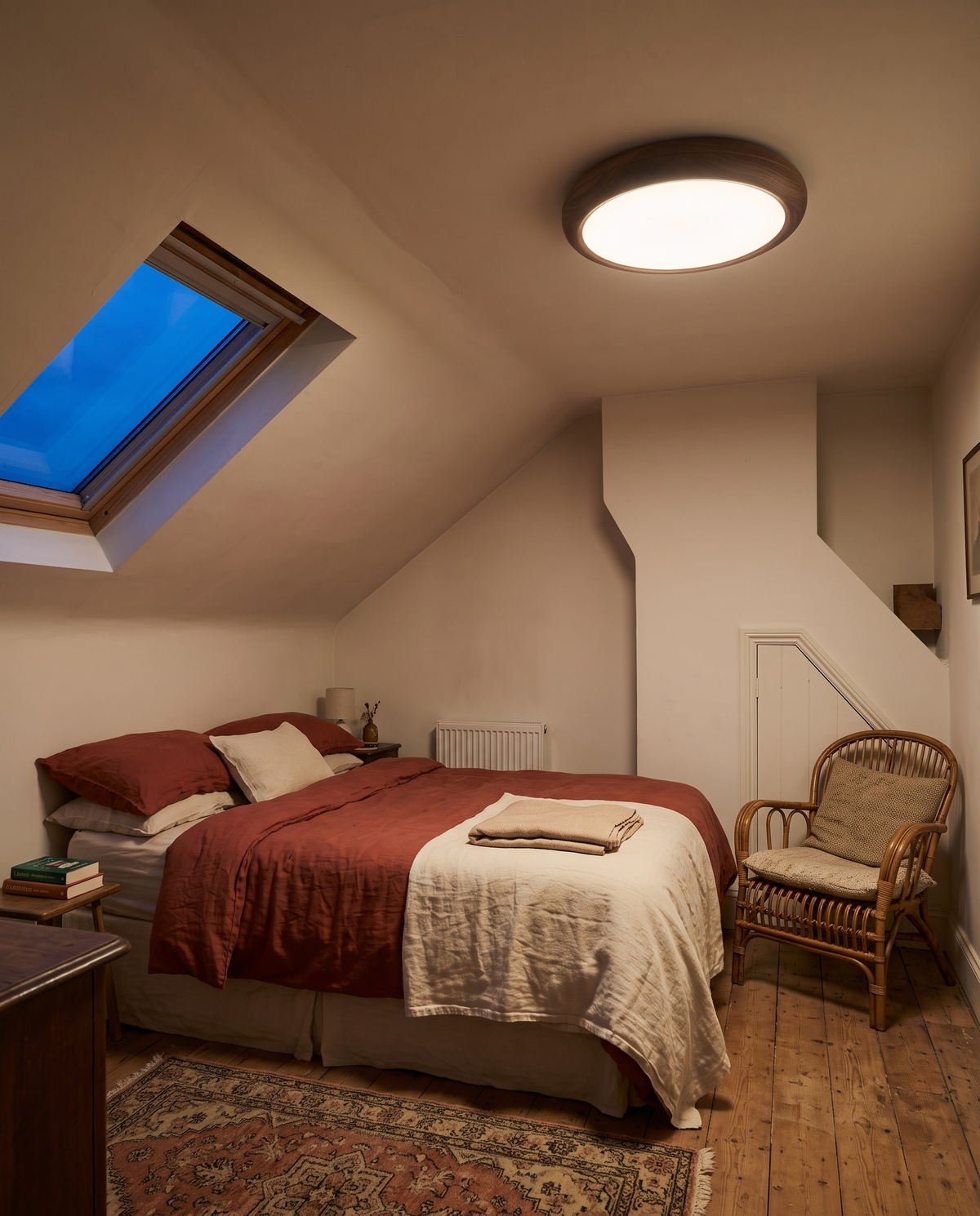 The Tambour under a low loft ceiling