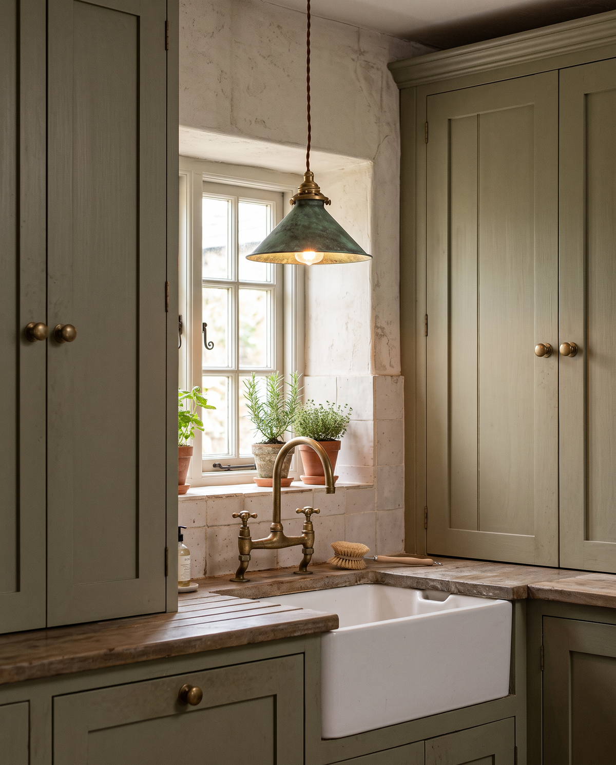 The Tarn in Verdigris over a Belfast sink