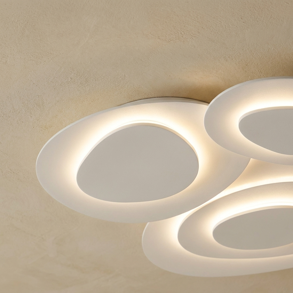 The Nimbus close-up detail of the cloud edge contour and surface finish — Selden Home product photography