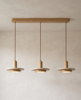 Triple 80 cm / Natural Wood