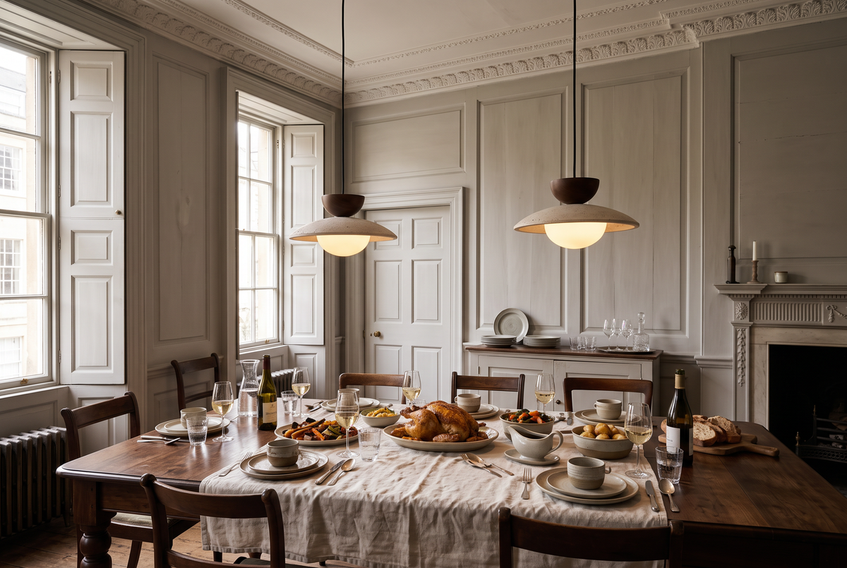 The Brim Pendant in a British home