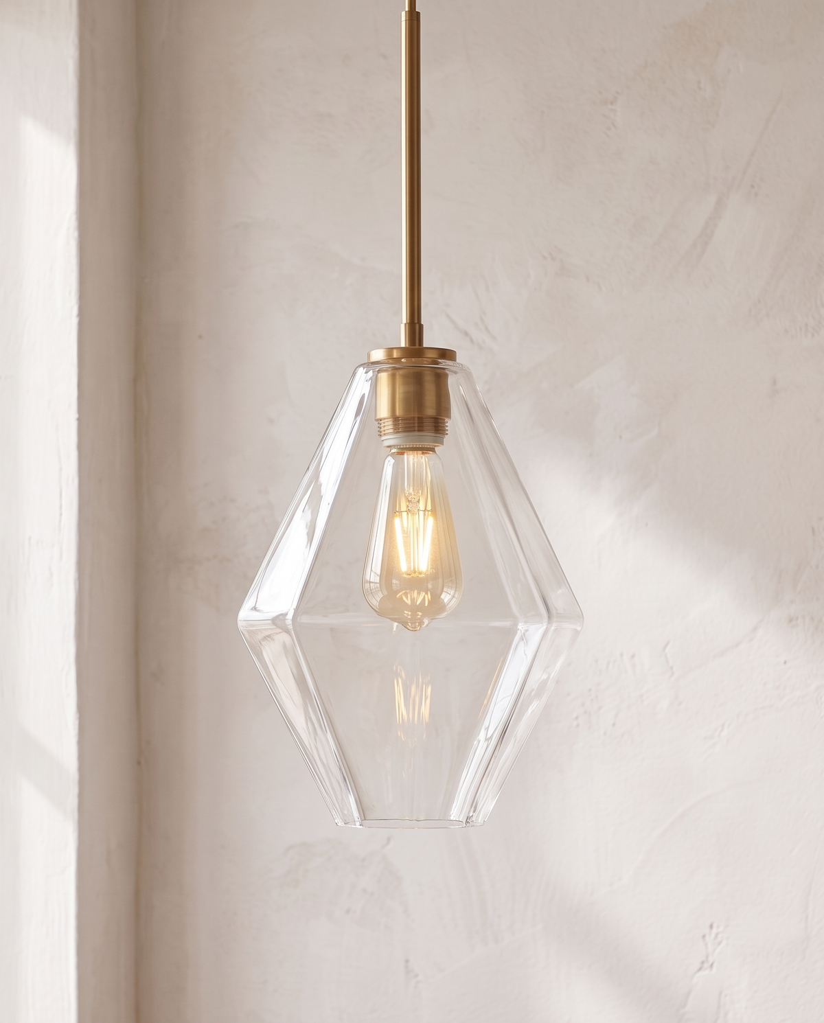 The Carafe Pendant, 23 cm, clear glass
