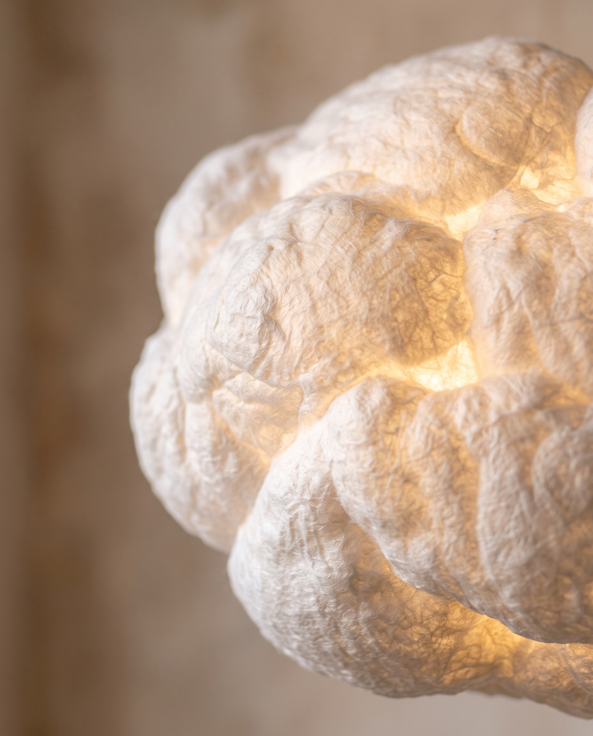 Close-up of the glowing puffs of The Cumulus
