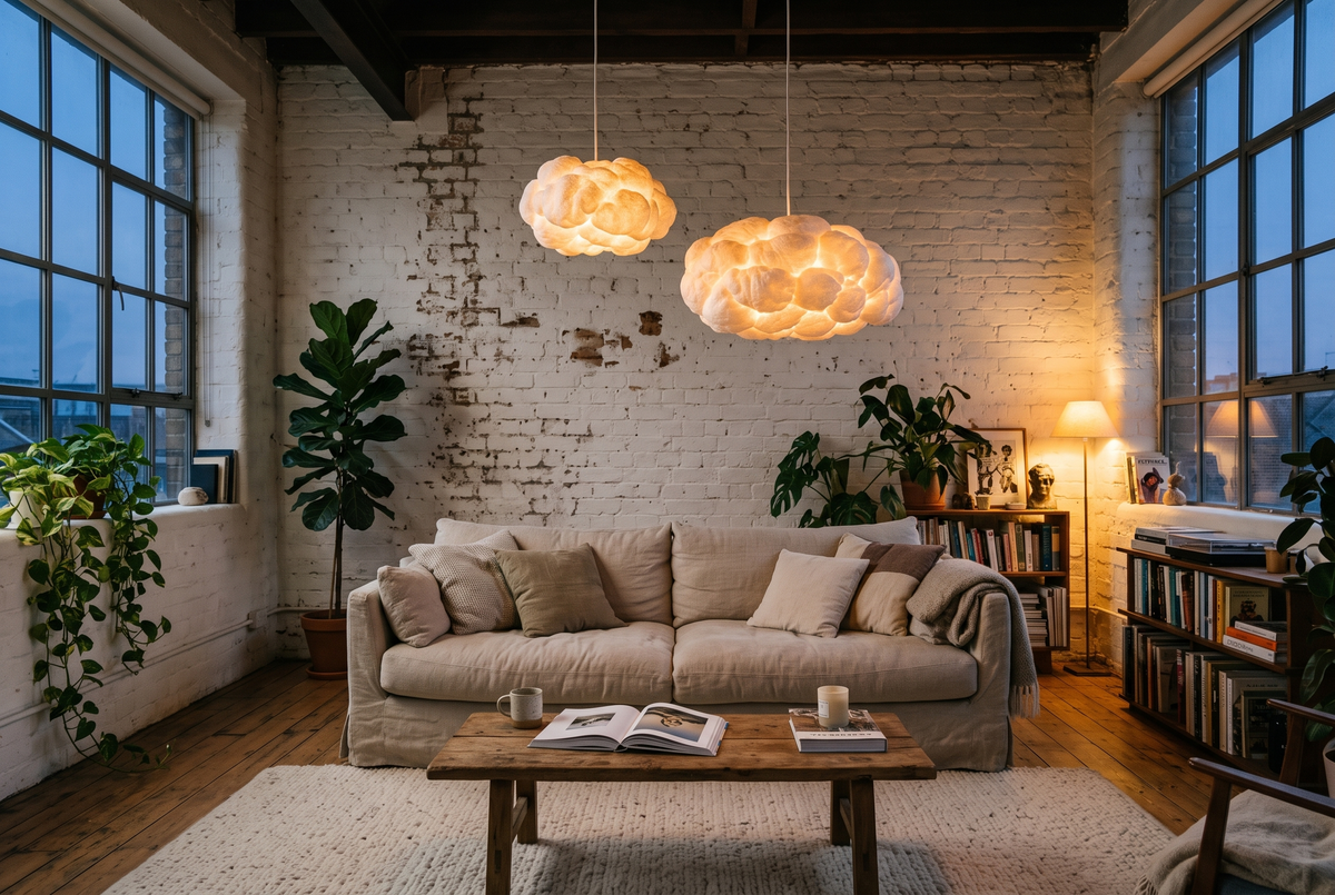 The Cumulus Pendant in a British home