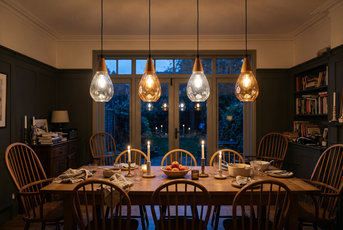 The Dew Pendant in a British home