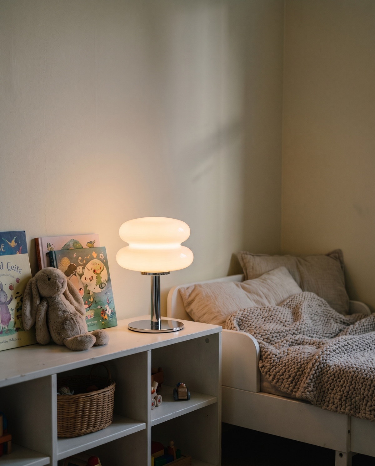 The Fondant in Meringue as a night light in a child's bedroom