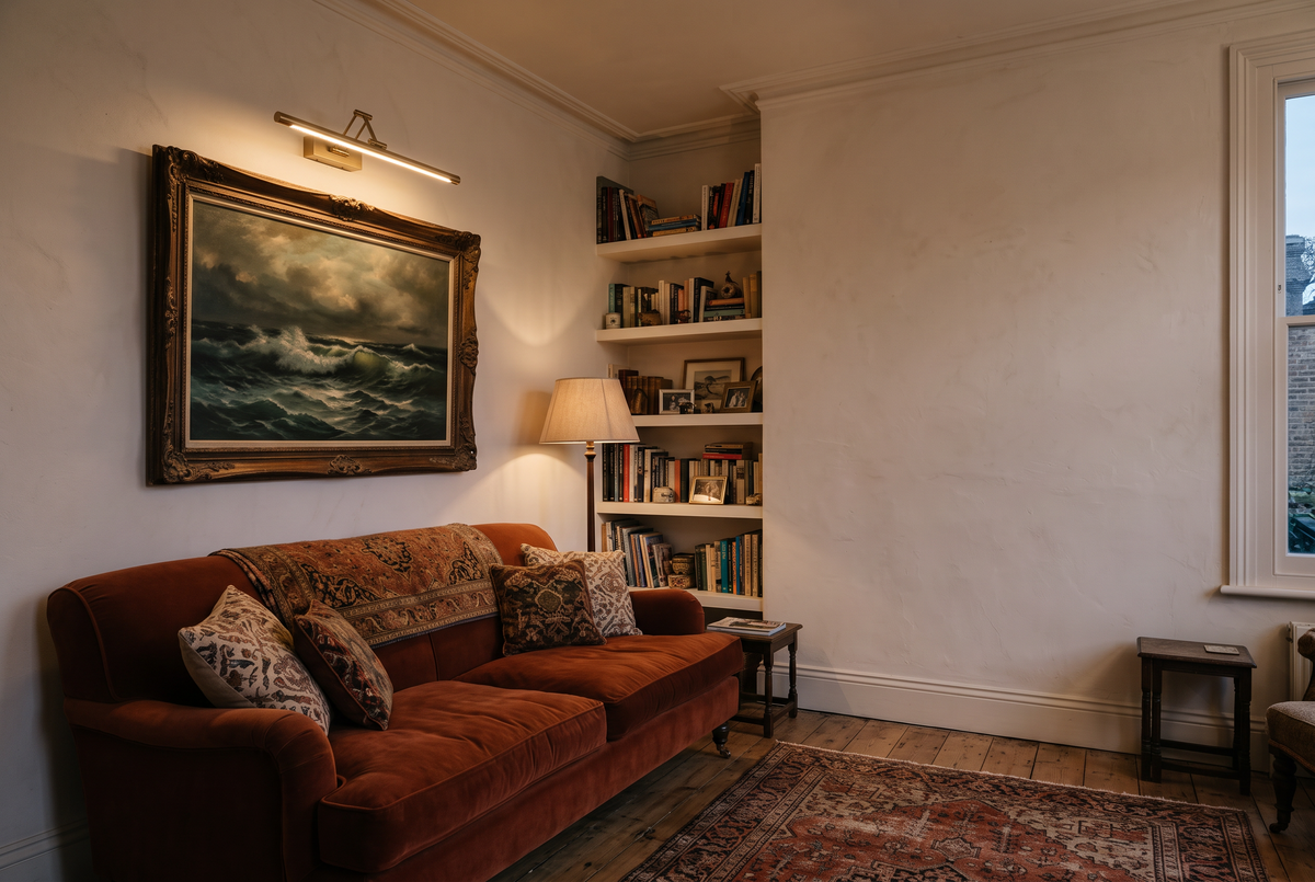 The Gallery Picture Light in a British home