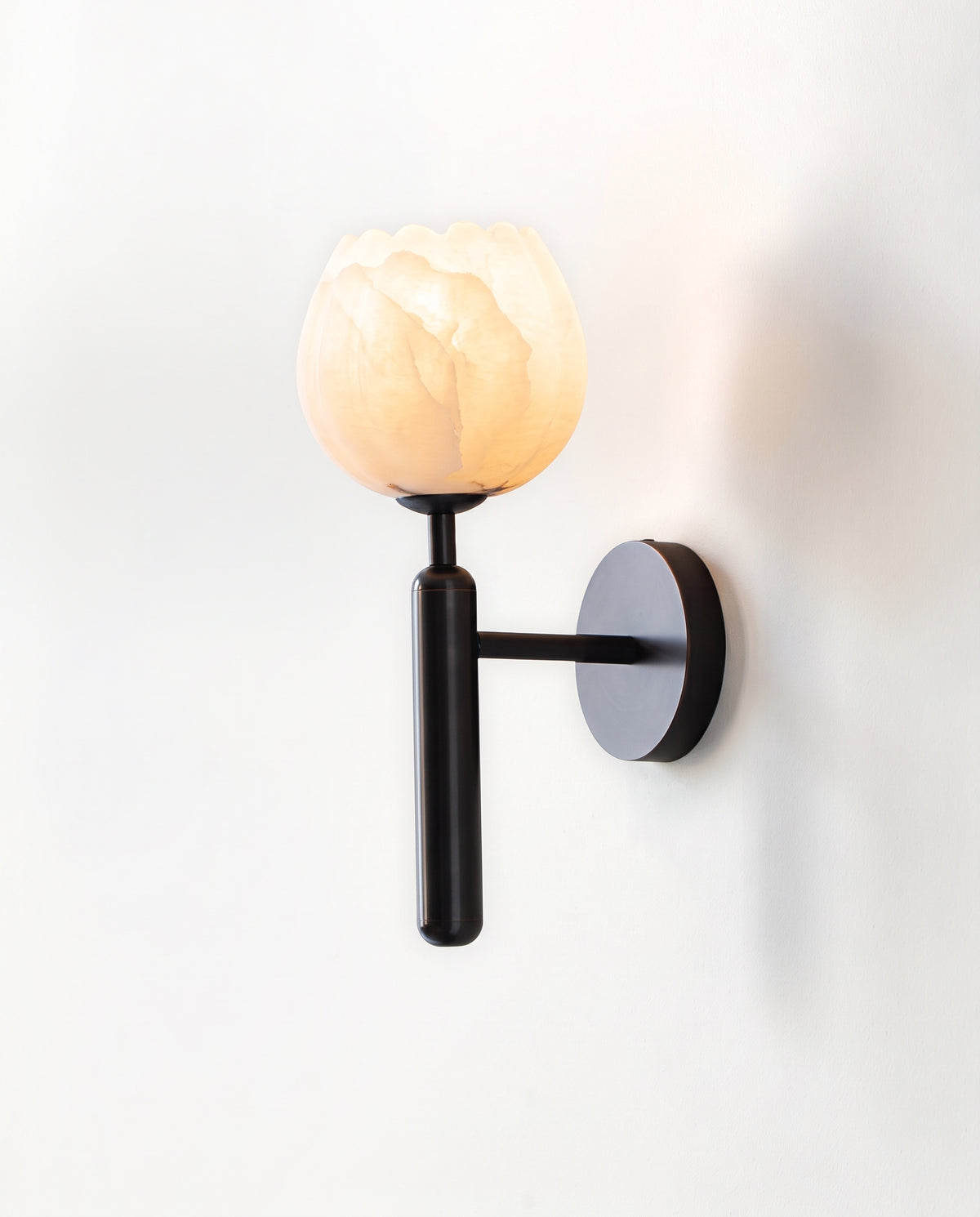 The Gaslight Wall Light in Jet
