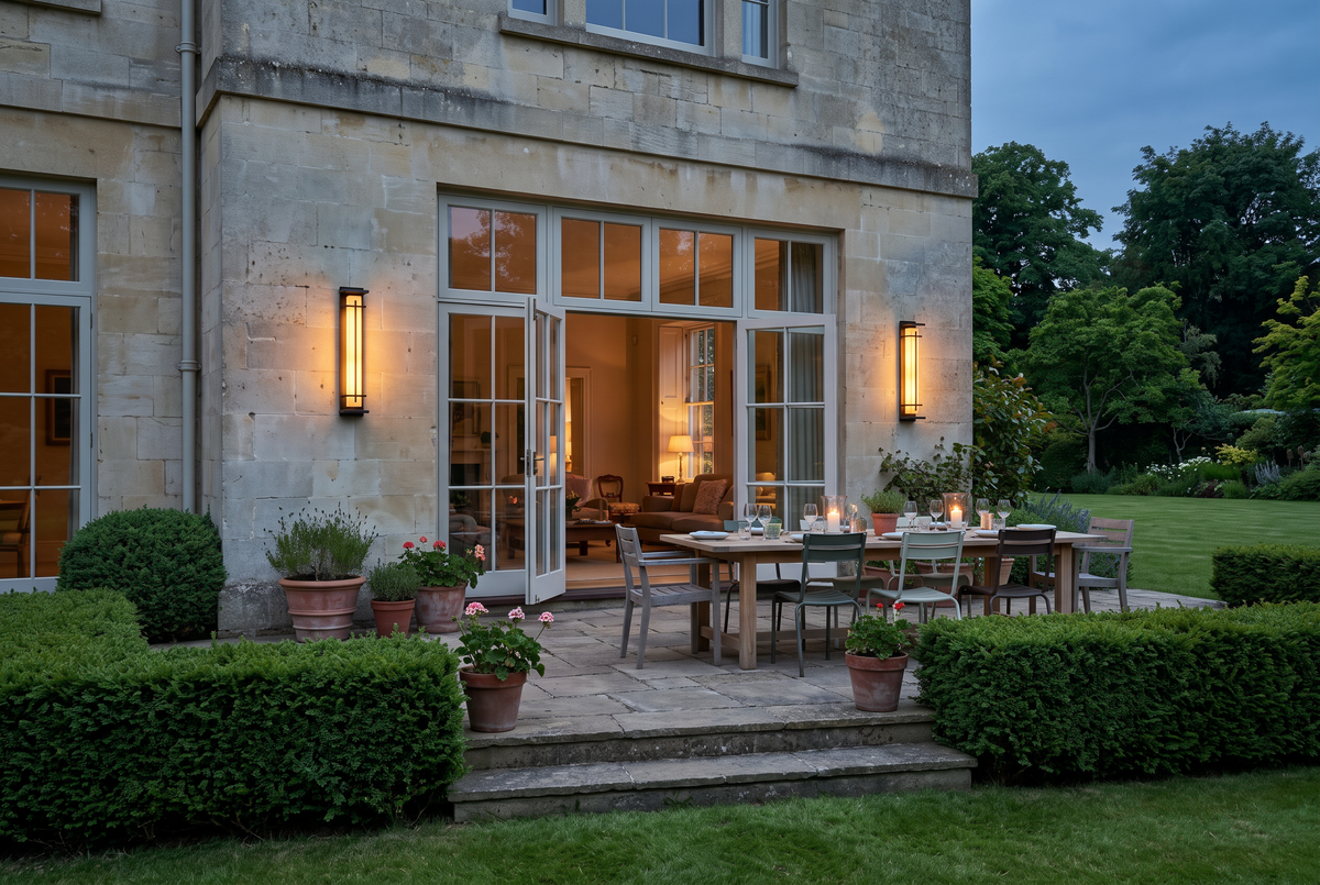 The Gatepost in a British home, wide view