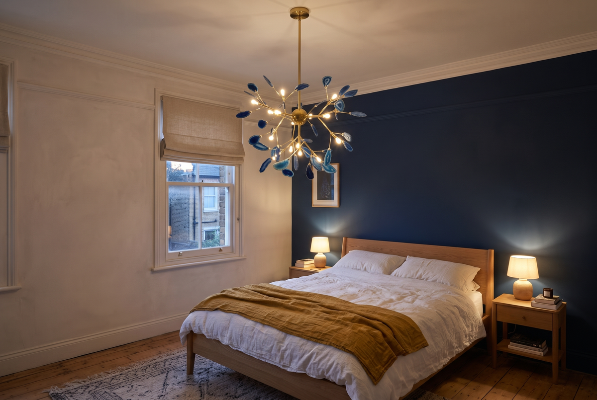 The Geode Chandelier in a British interior