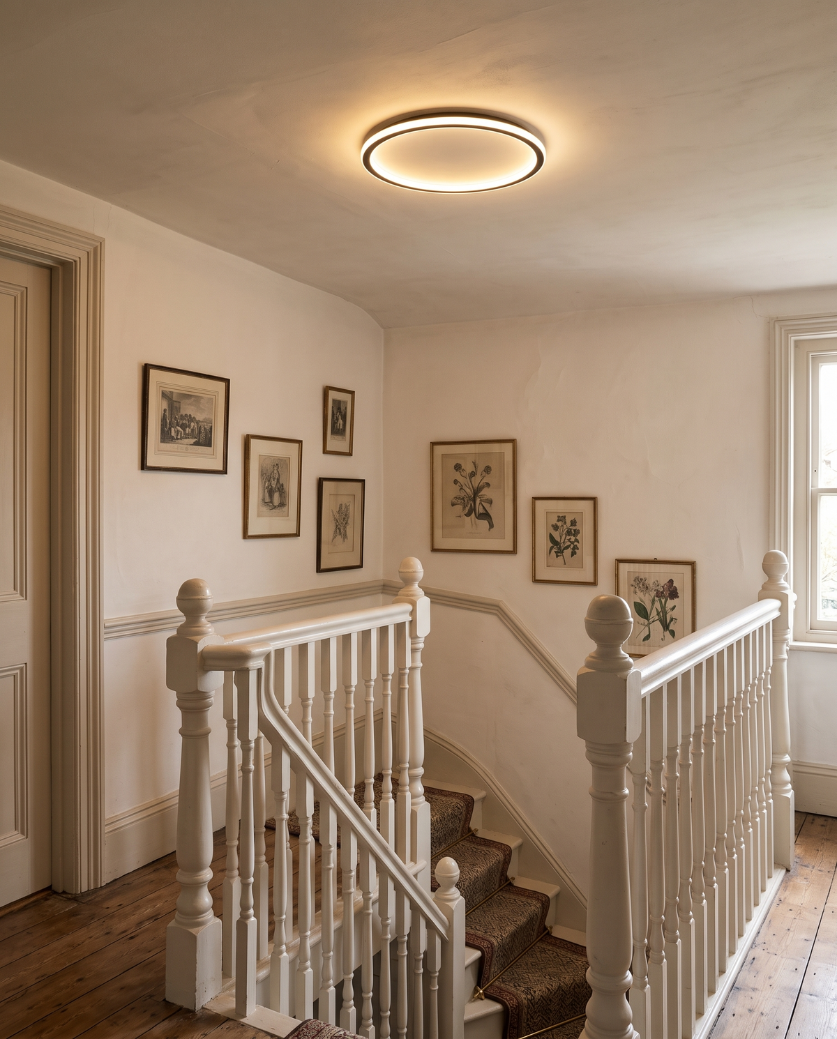 The Hoop on the landing of a Victorian house
