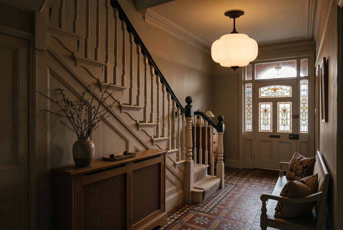 The Jade Ceiling Light in a British home