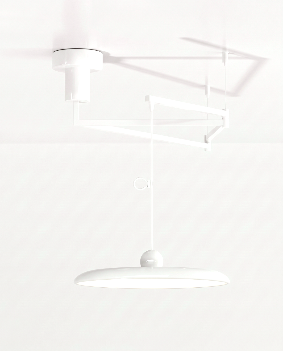 The Jib Pendant in Chalk