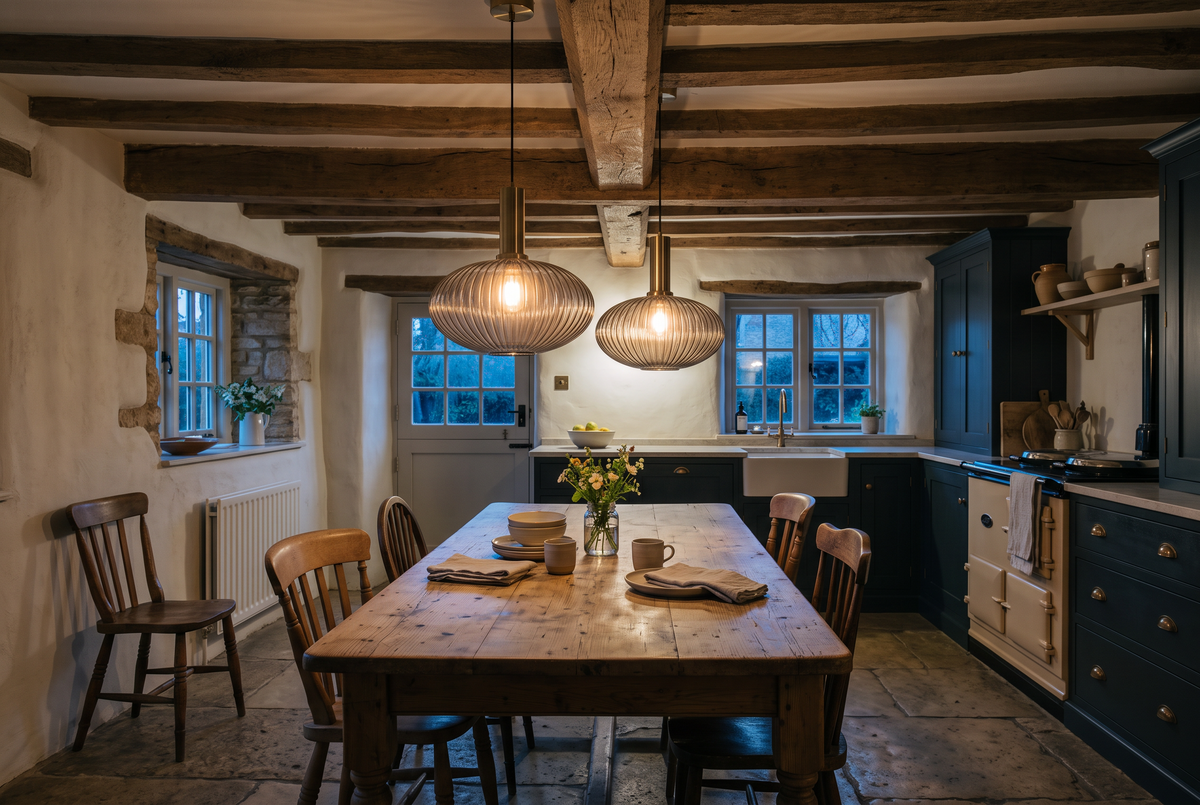 The Larder Pendant in a British interior