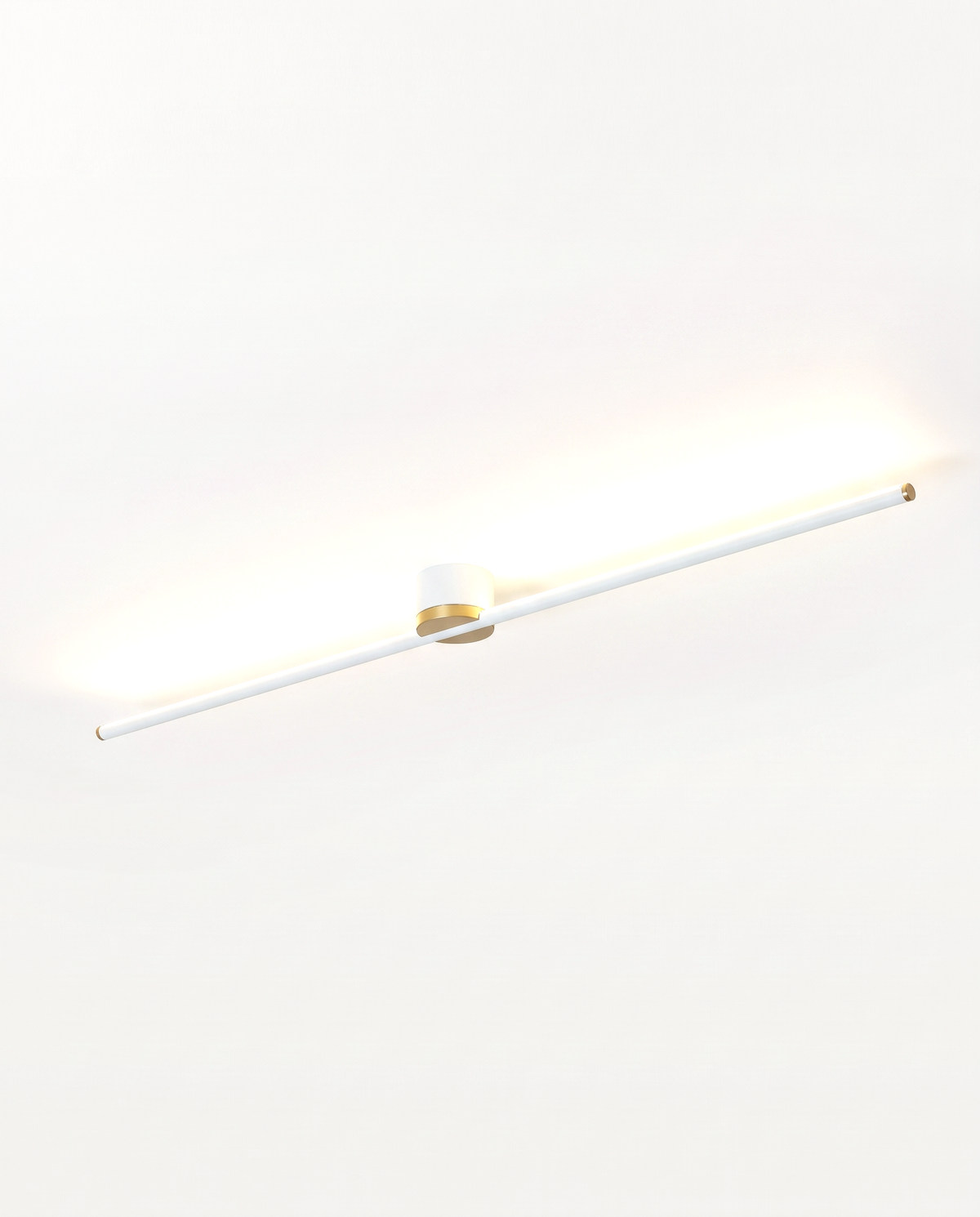 The Lath Ceiling Light in Chalk, Ceiling Wash version