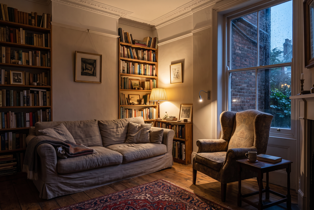 The Lectern Wall Light in a British home