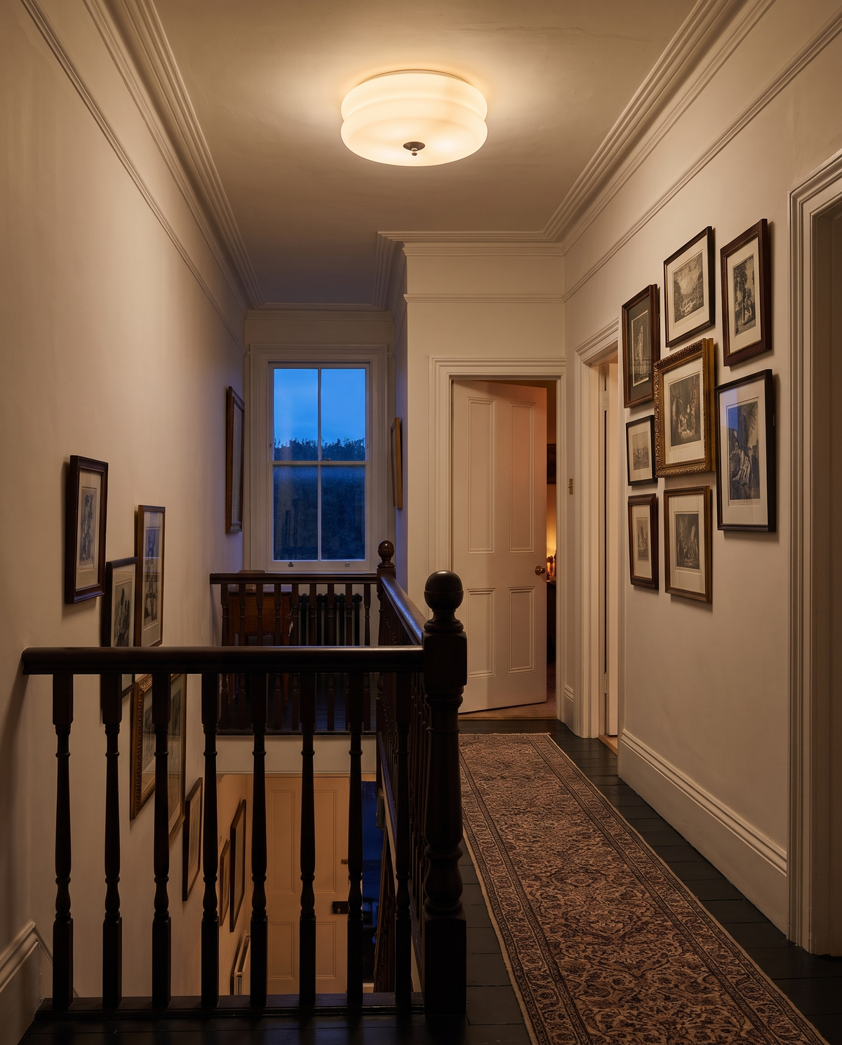 The Odeon in Ivory on the landing of a Victorian terrace