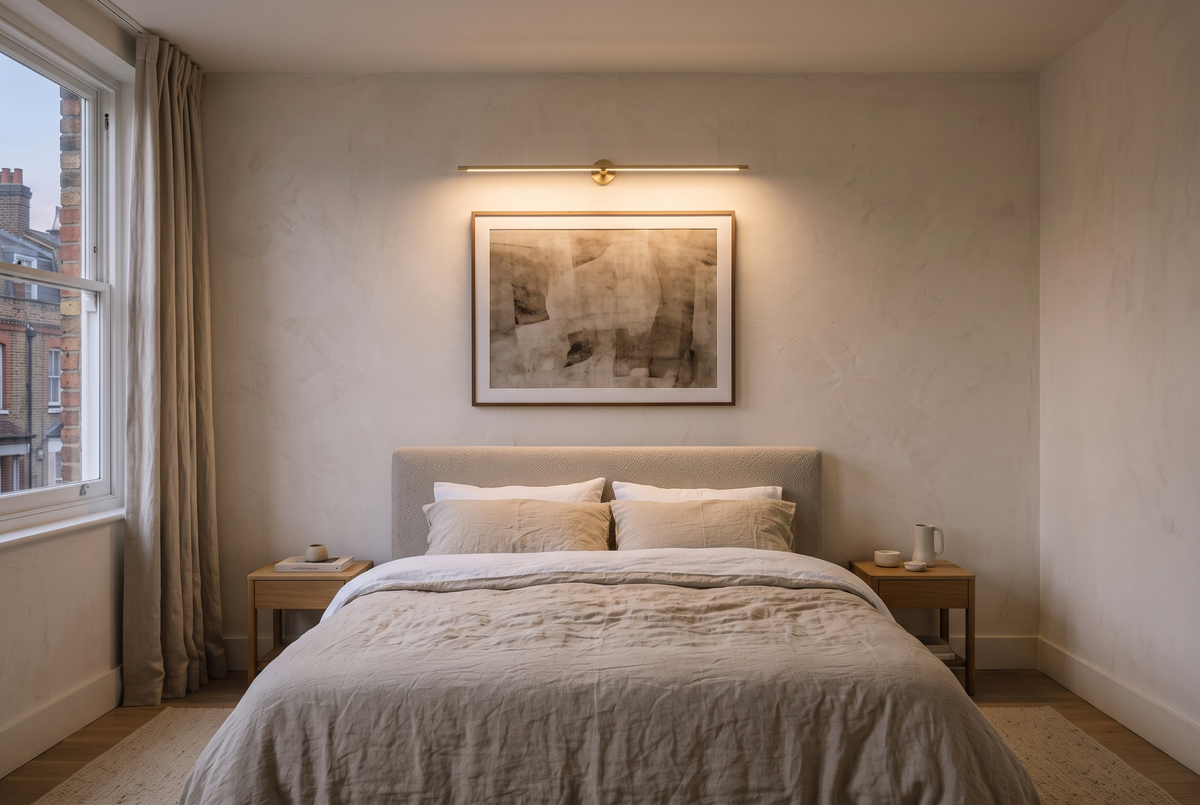 The Rail Wall Light in a British home