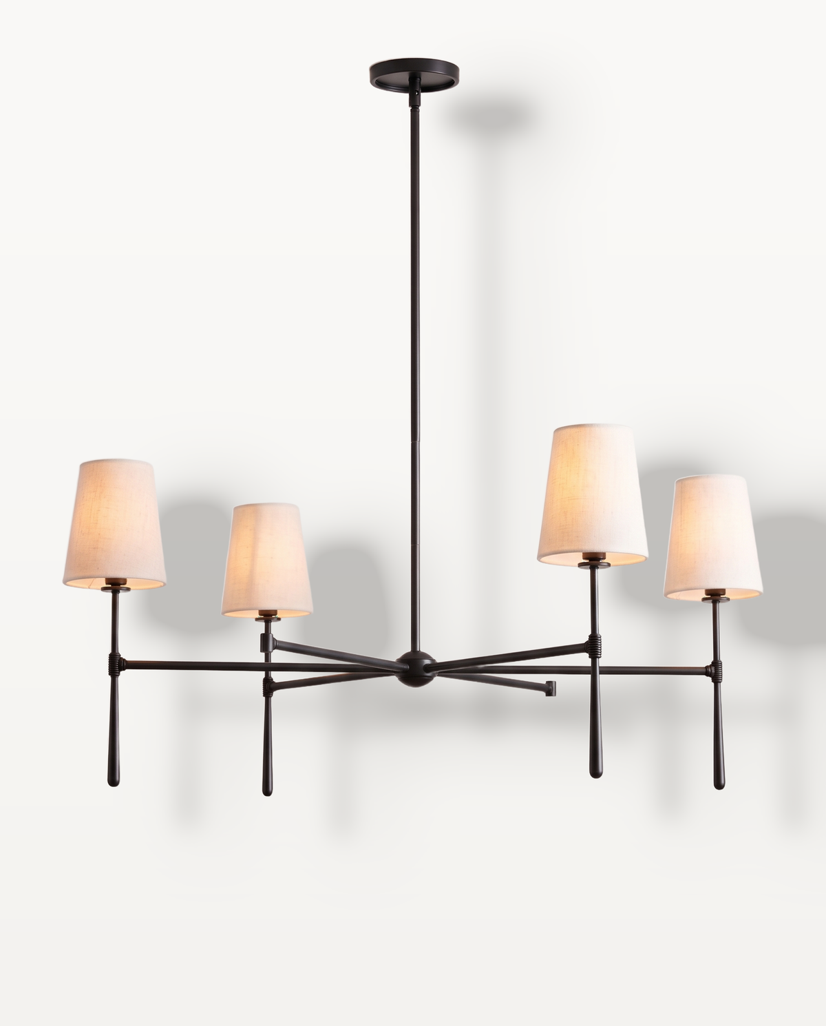 The Salon Chandelier in Jet