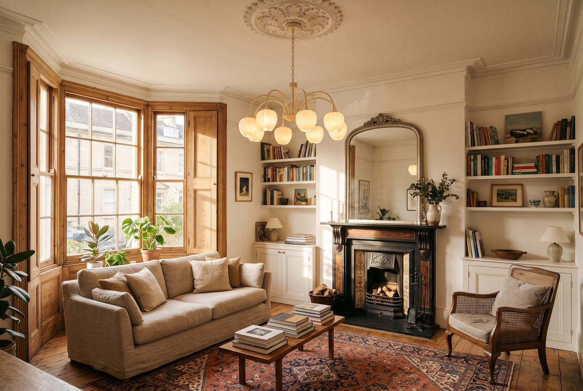 The Snowdrop Chandelier in a British interior