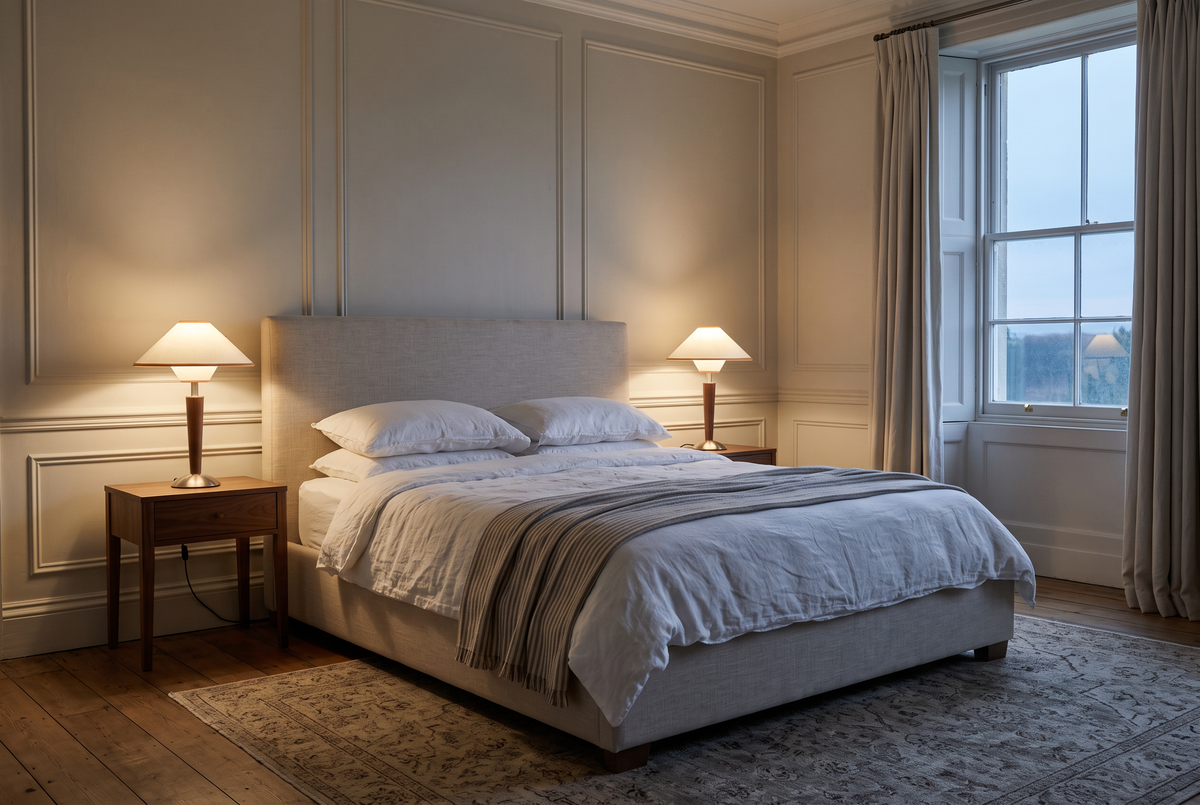 The Spindle Table Lamp in a British home