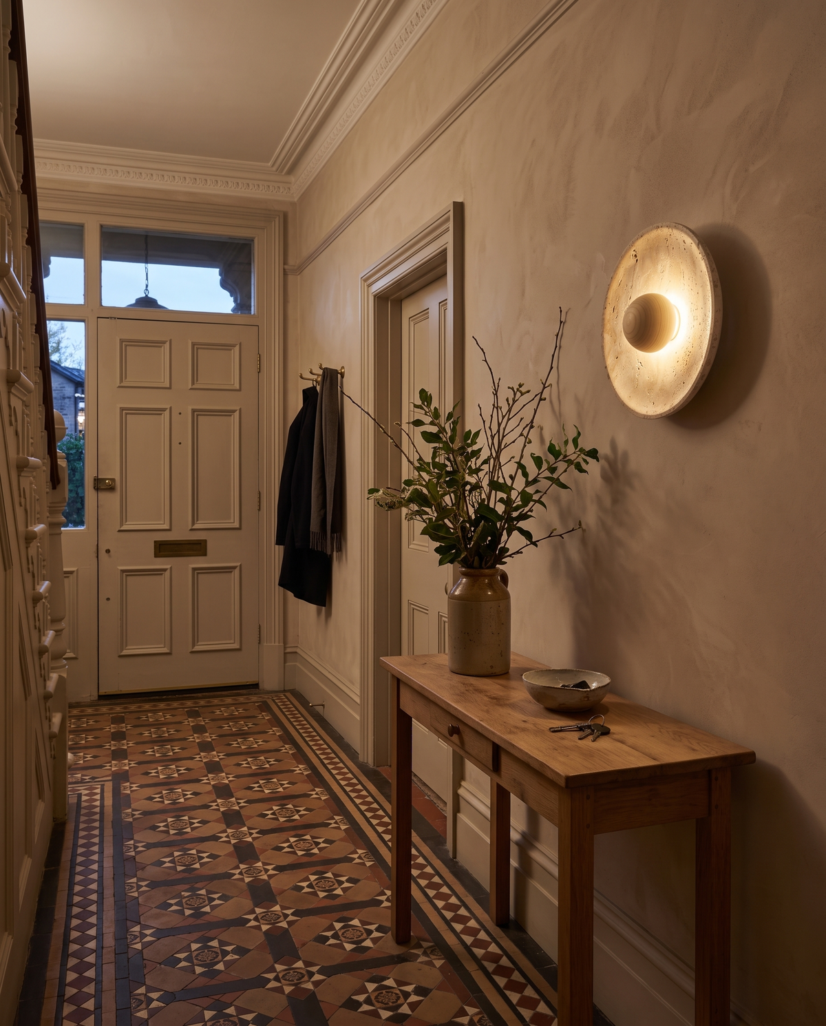 The Sundial above a hall console