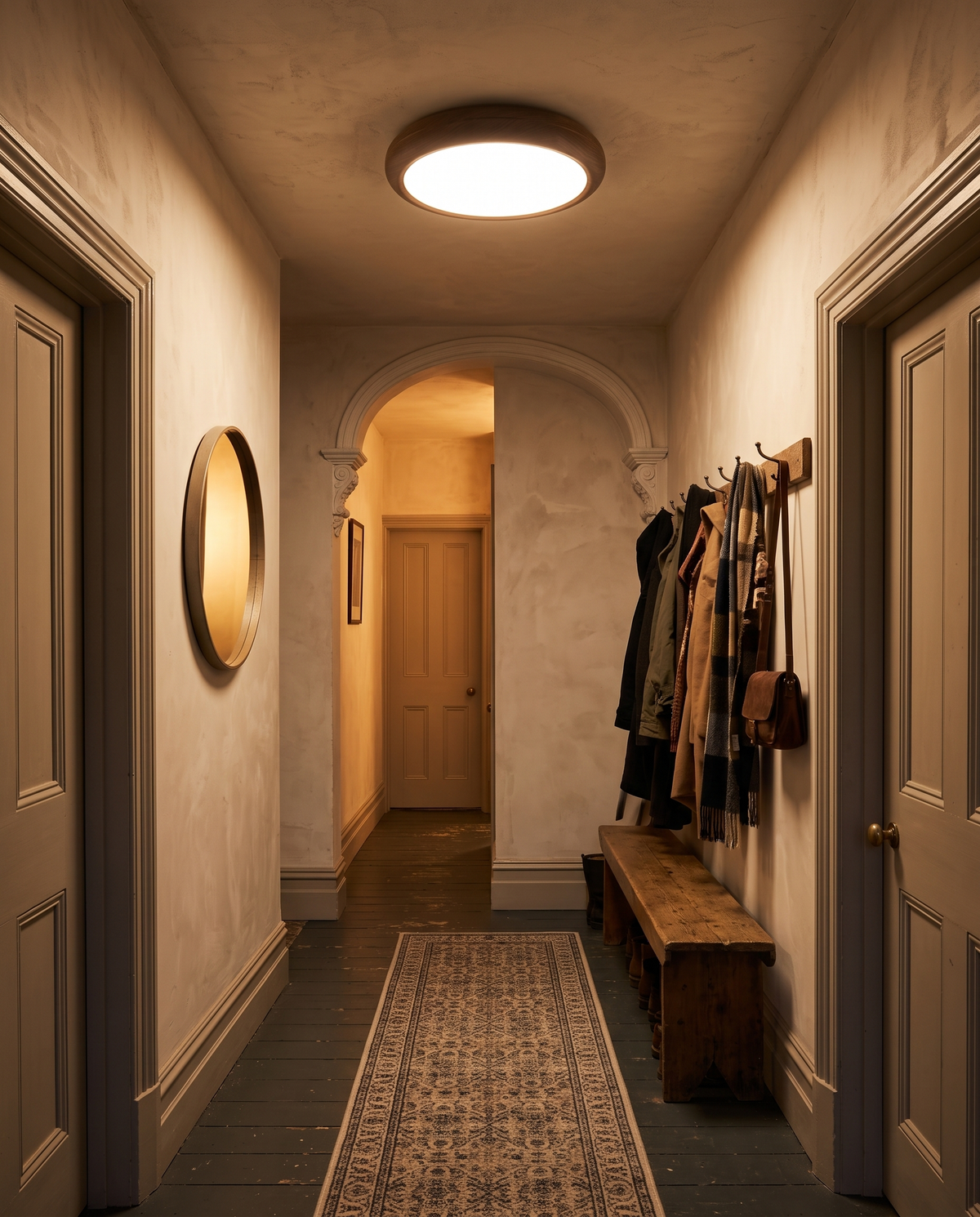 The Tambour 30 cm in a Victorian hallway