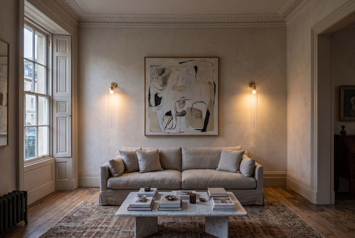 The Taper Wall Light in a British home