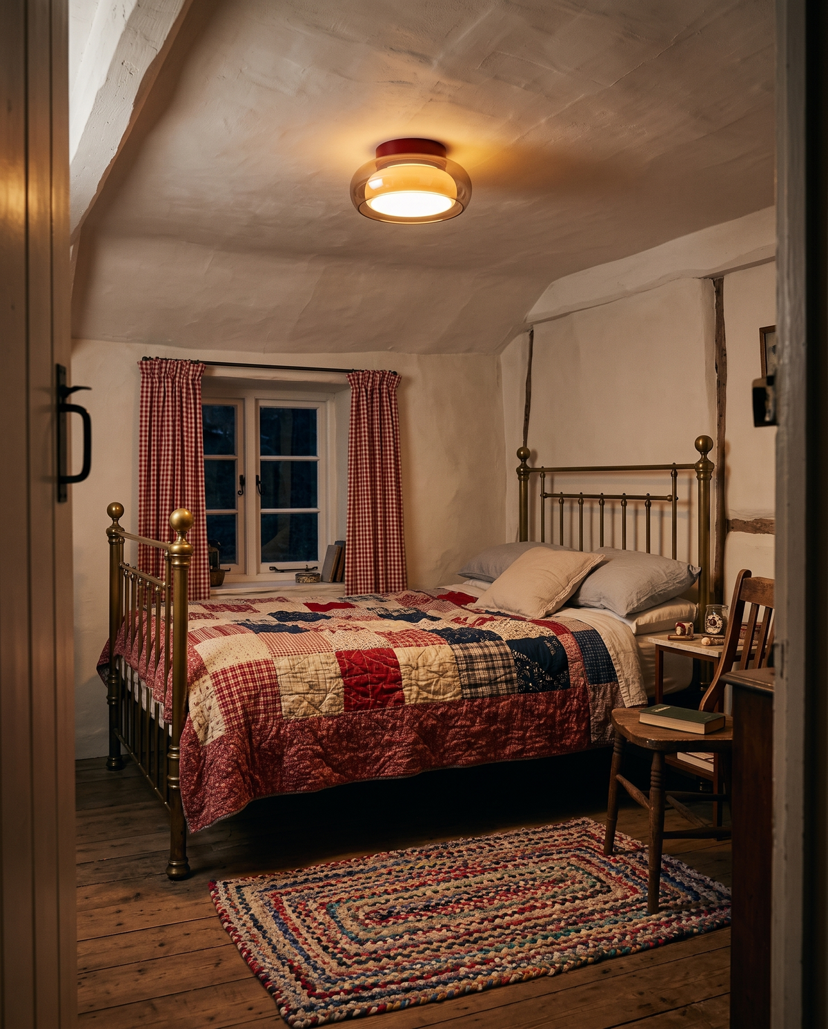 The Toffee in a cottage bedroom