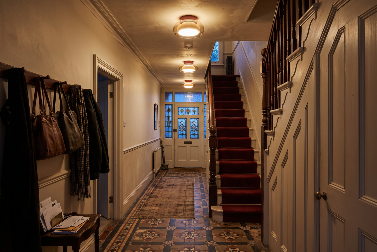 The Toffee Ceiling Light in a British home