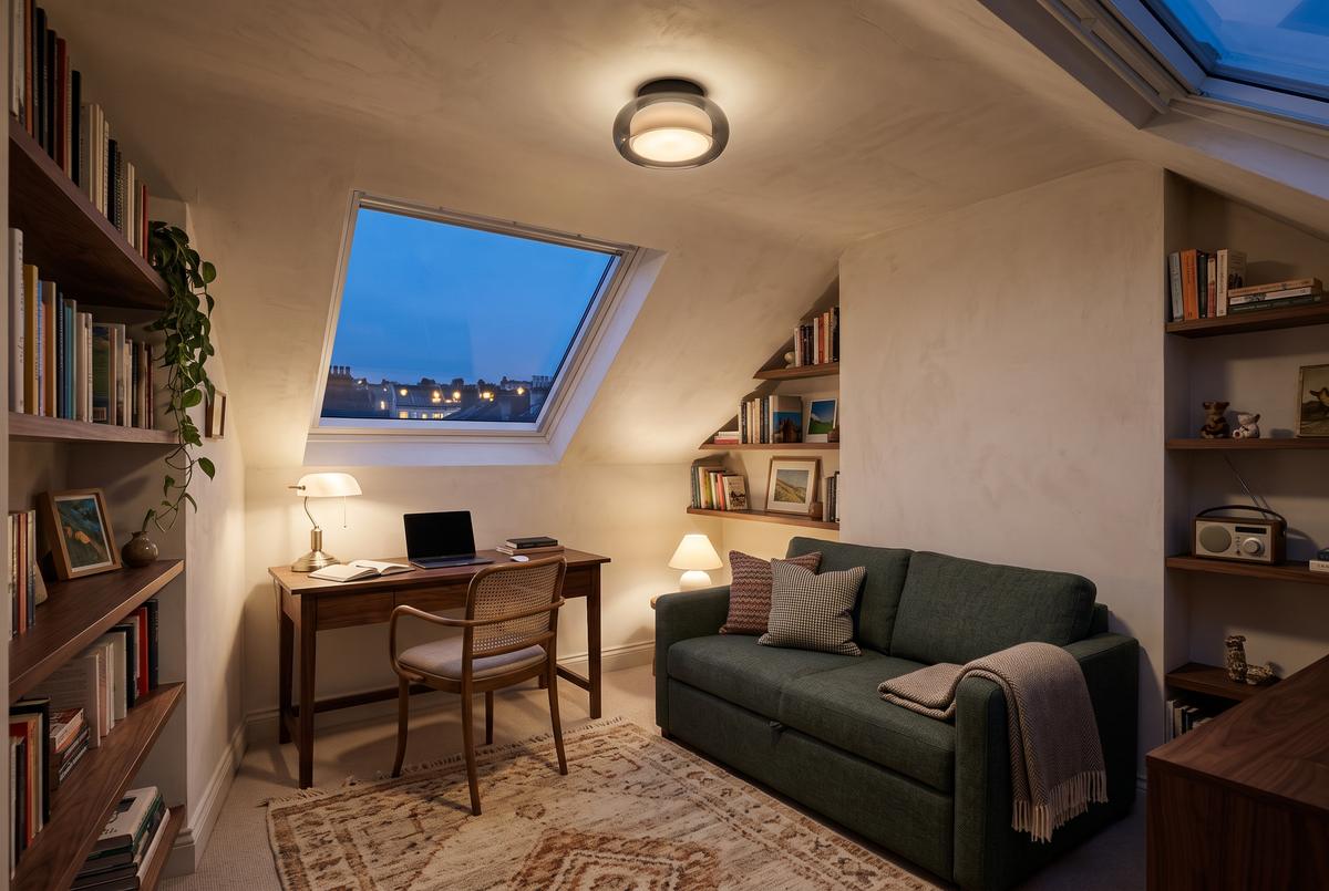 The Toffee Ceiling Light in a British home