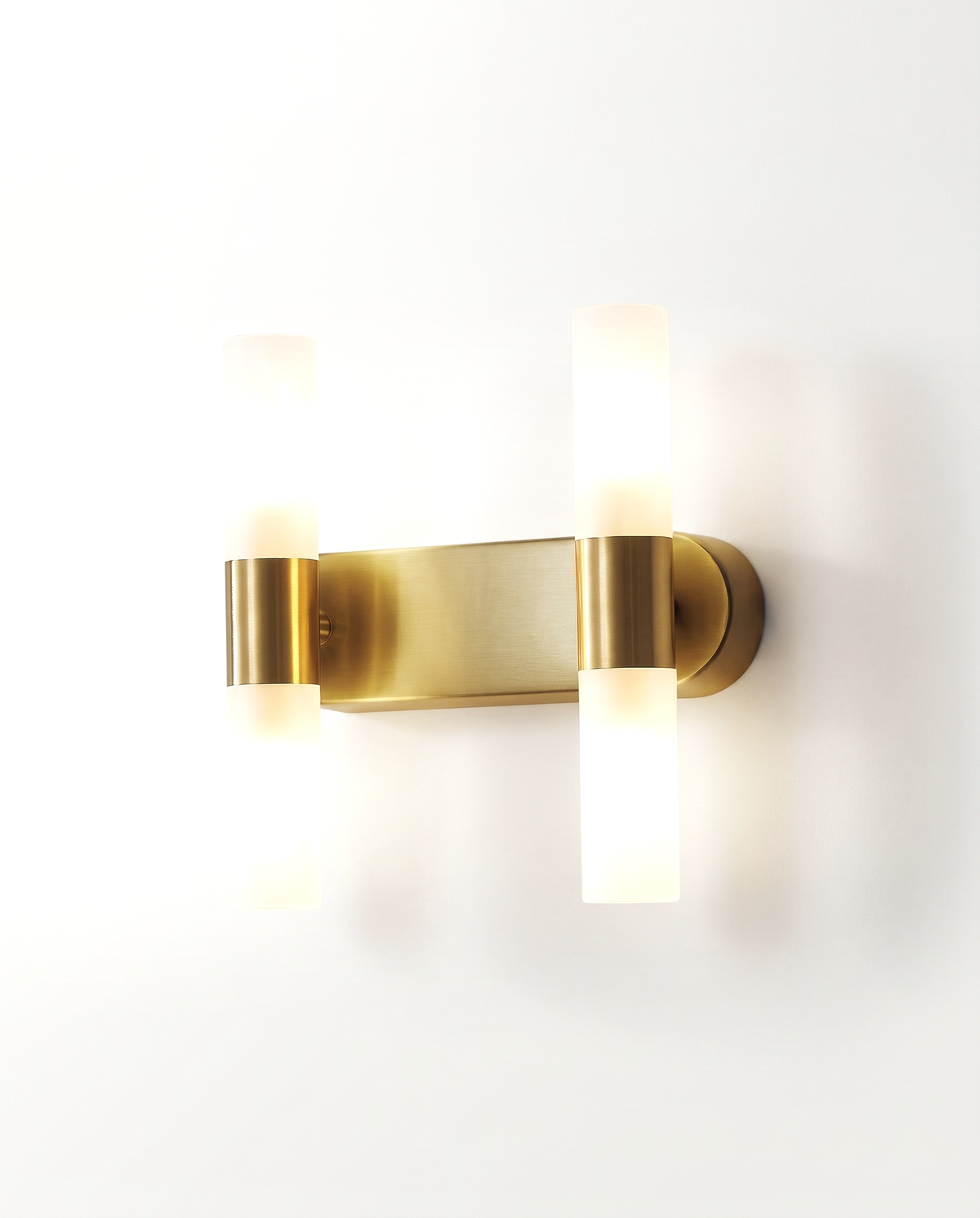 The Washstand Wall Light, Double Up & Down style in an H shape