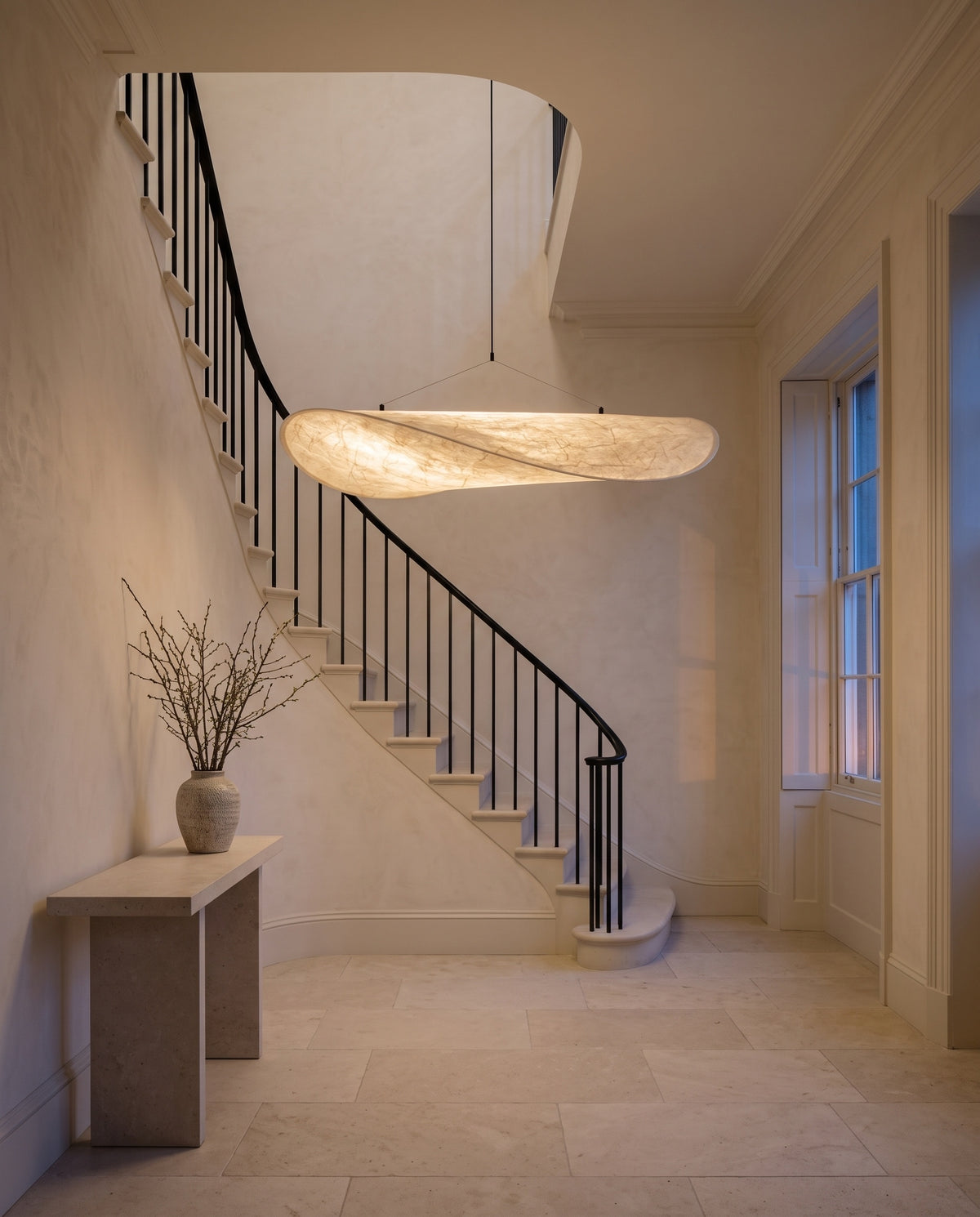 The Drift above the entrance hall of a London Georgian townhouse