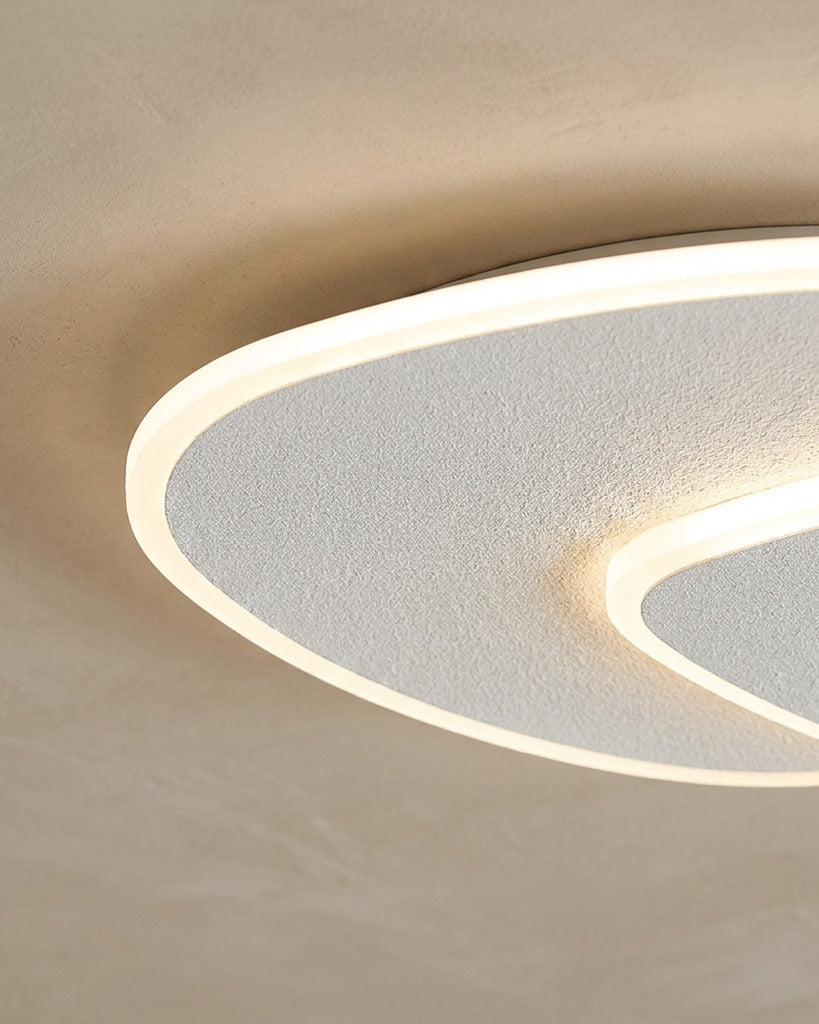 The Facet close-up detail of the panel edge and diffuser — Selden Home product photography