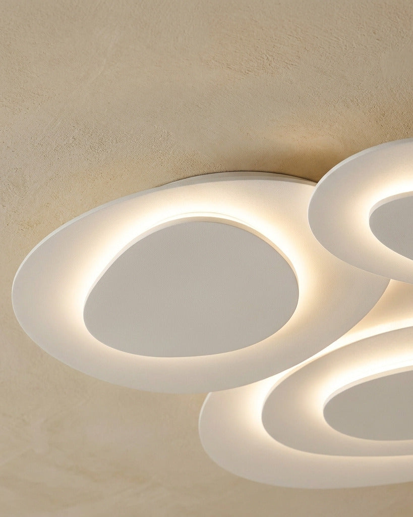 The Nimbus close-up detail of the cloud edge contour and surface finish — Selden Home product photography