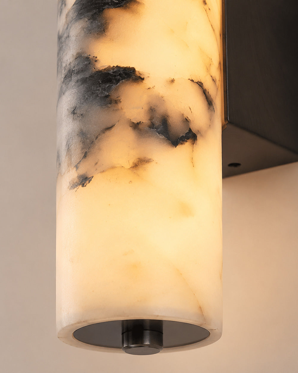 The Plinth backlit marble column wall light — Selden Home (3)