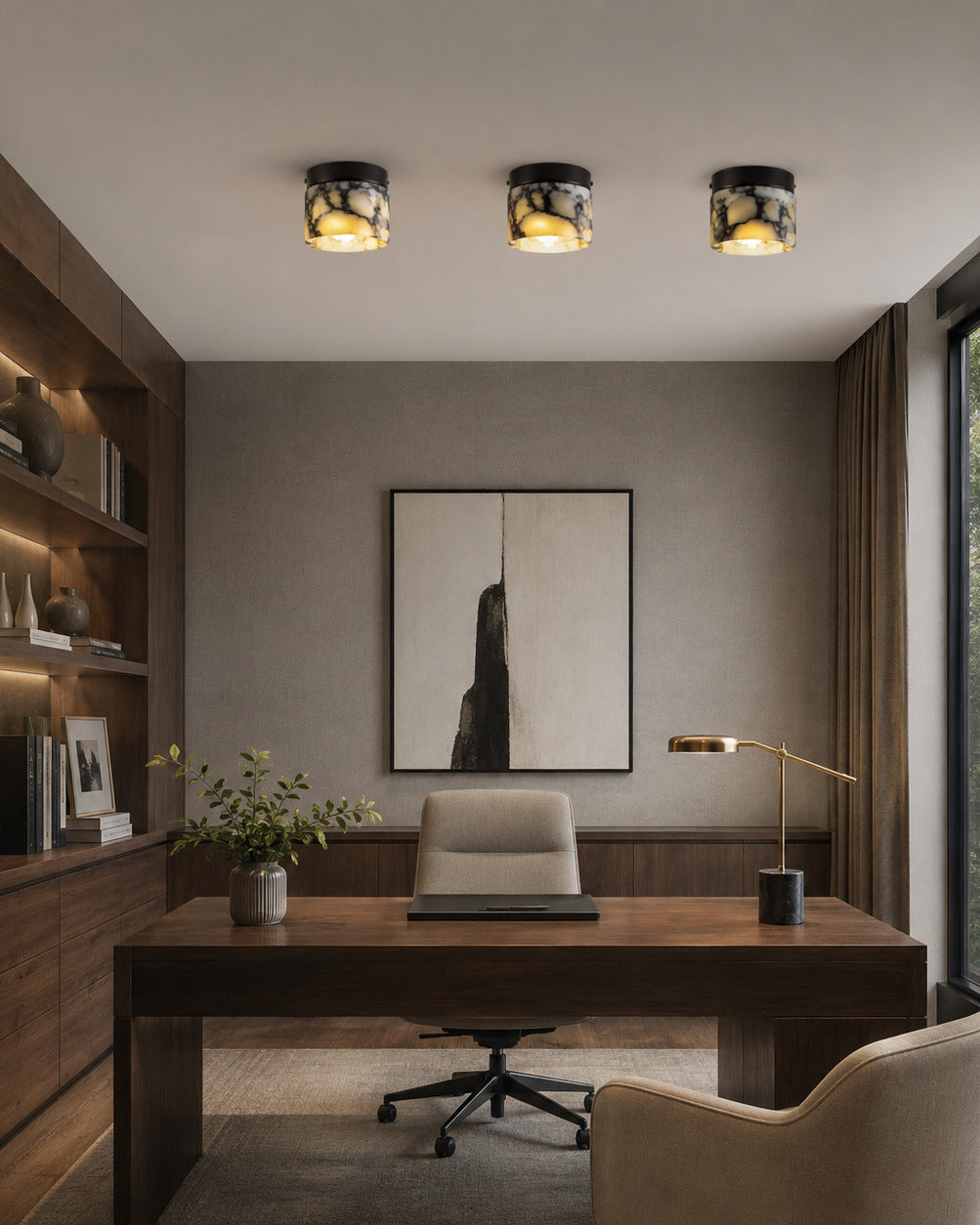 The Sable Ceiling Light